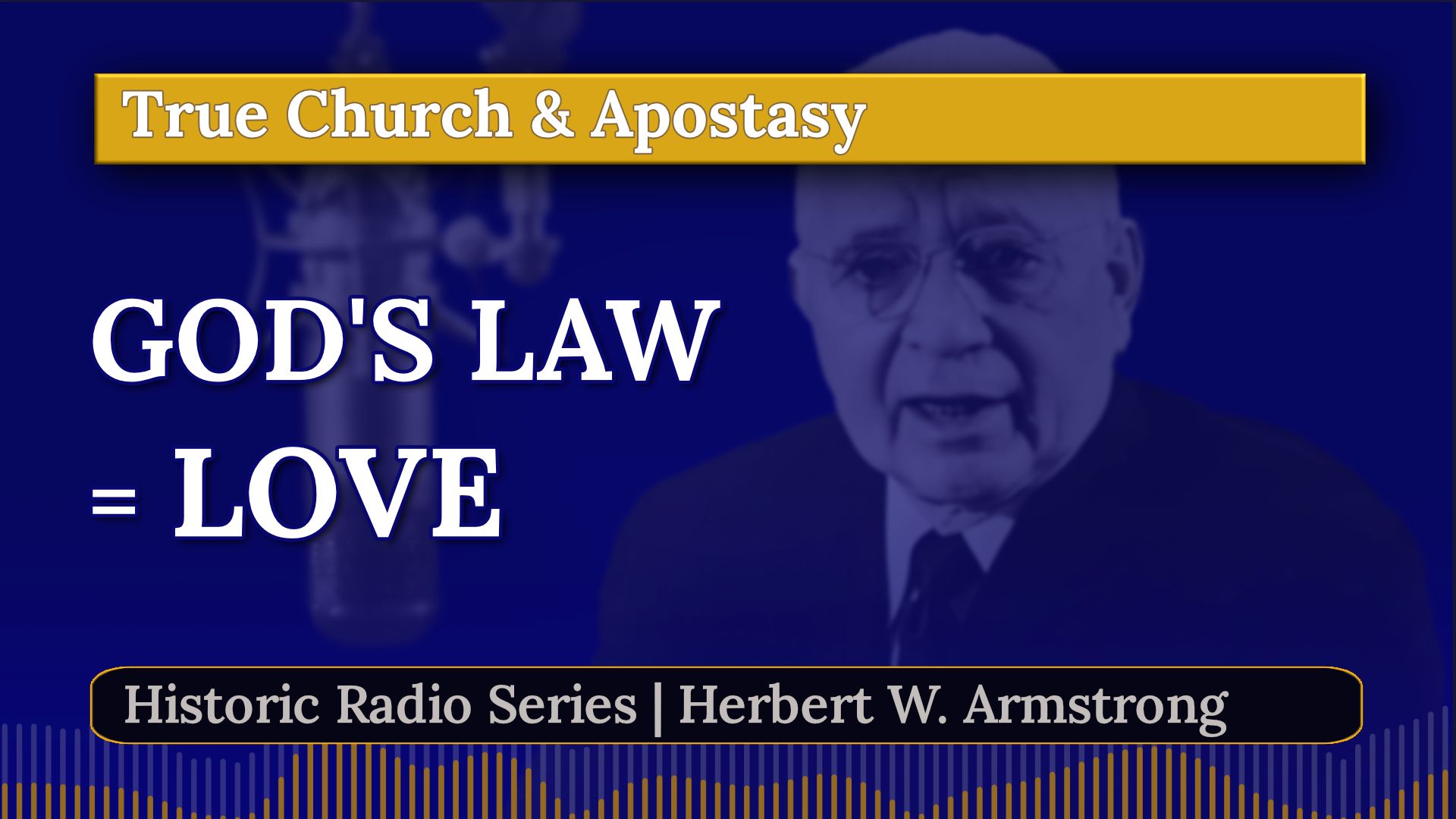 How to Live by Gods Law - Herbert W Armstrong